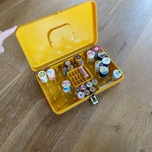 Vintage Sewing Thread Organizer Box